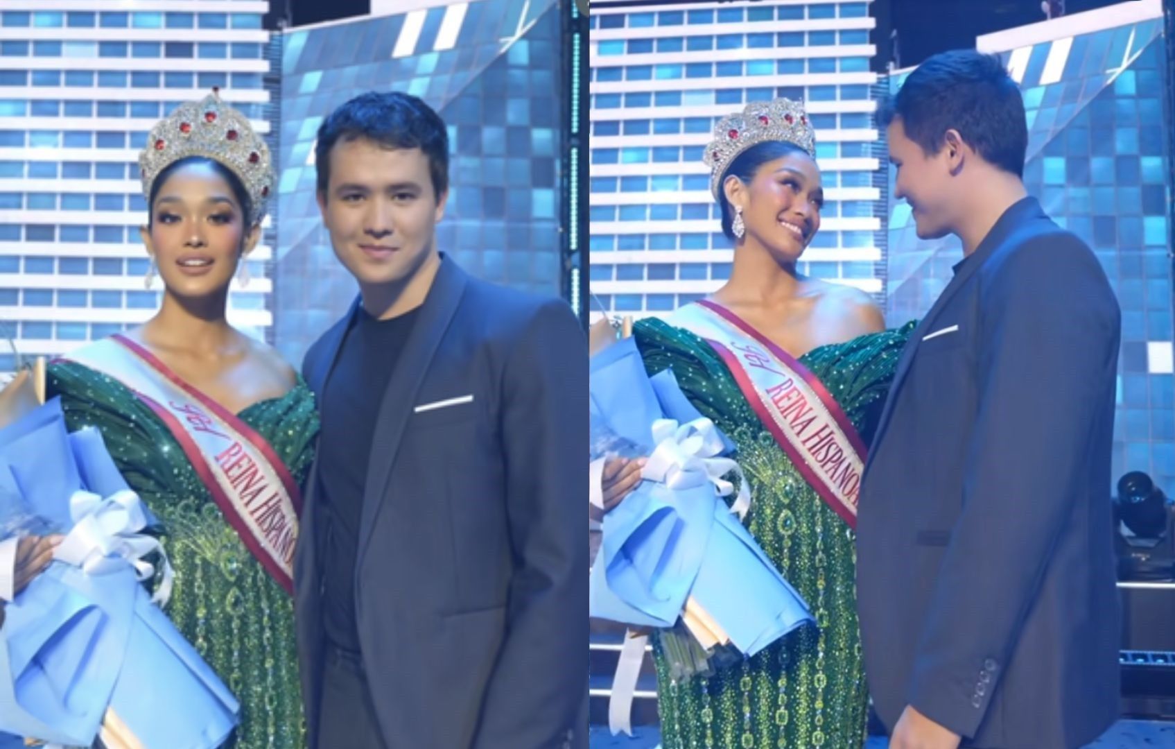 JK Labajo cheers girlfriend Dia Mate after Reina Hispanoamericana Filipinas 2024 win