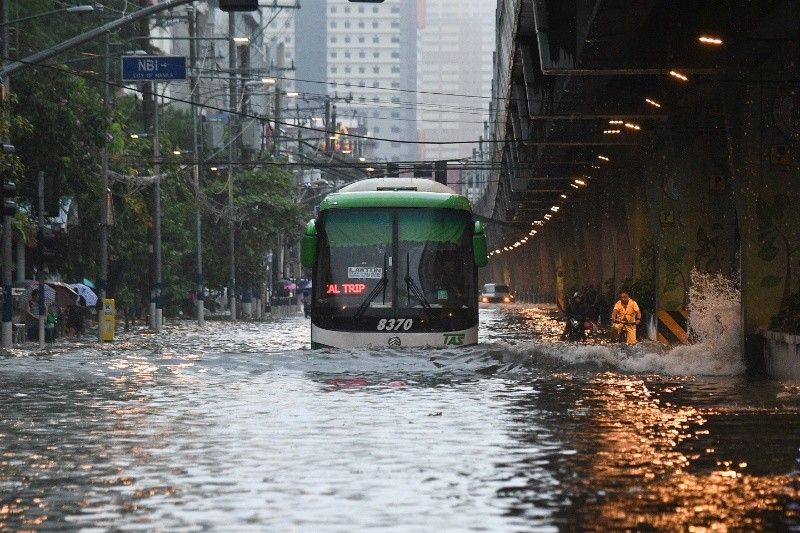 Flooding affects bus trips; train ops continue