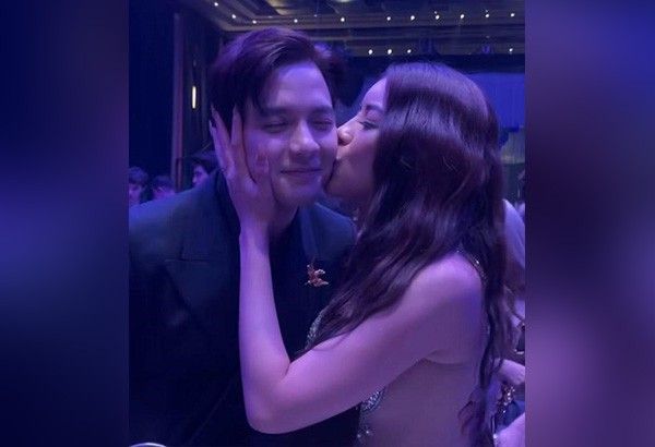 'Okay lang madapa basta sa'yo babagsak': Herlene Budol kisses Alden Richards at GMA Gala 2024