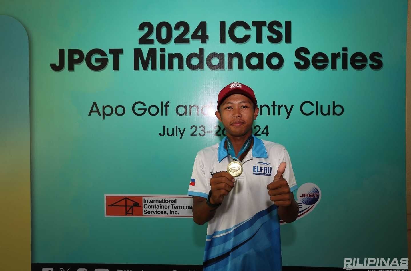 Gialon overcomes heat to rule JPGT Apo golf tilt