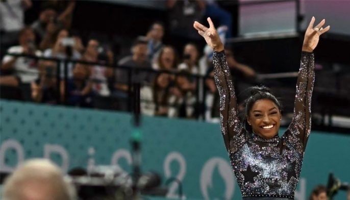 Biles chases first Paris Olympic gold, triathlon postponed
