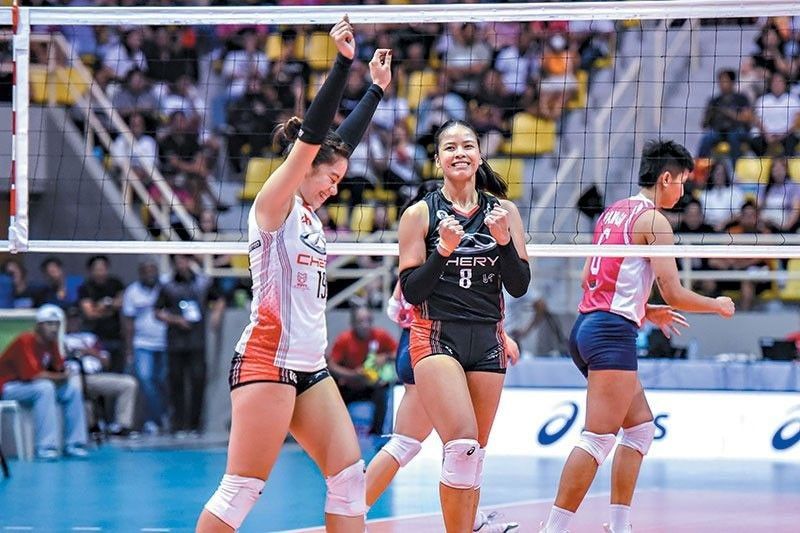 Creamline meets Chery