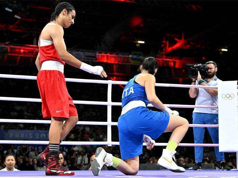 Algerian boxer in Olympic gender row wins in 46 seconds