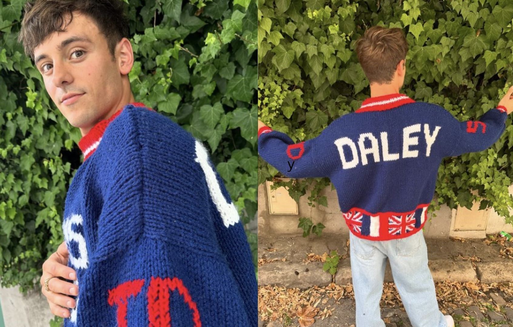 Tom Daley finishes knitting Paris Olympics 2024 sweater