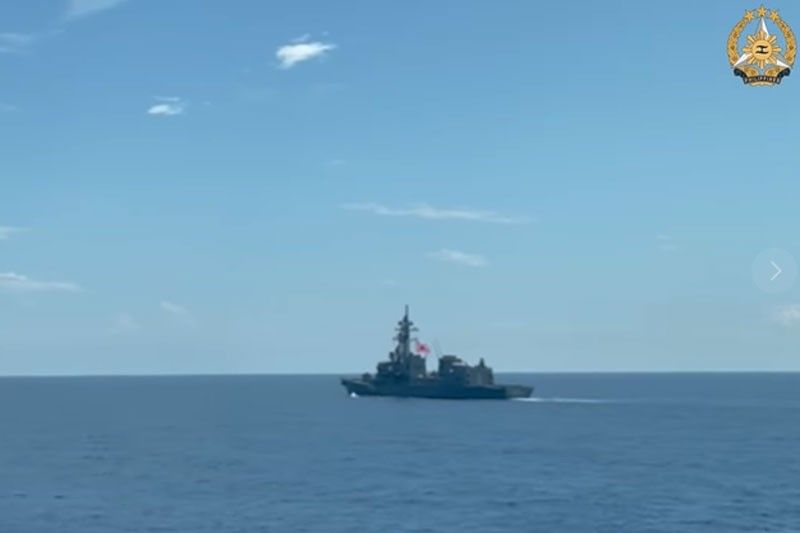 Maritime activity ng Philippine Navy, Japan binuntutan ng 2 barko ng China sa West Philippine Sea