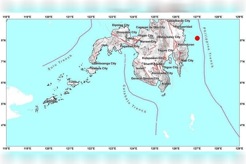 Magnitude 6.8 quake rattles Surigao del Sur