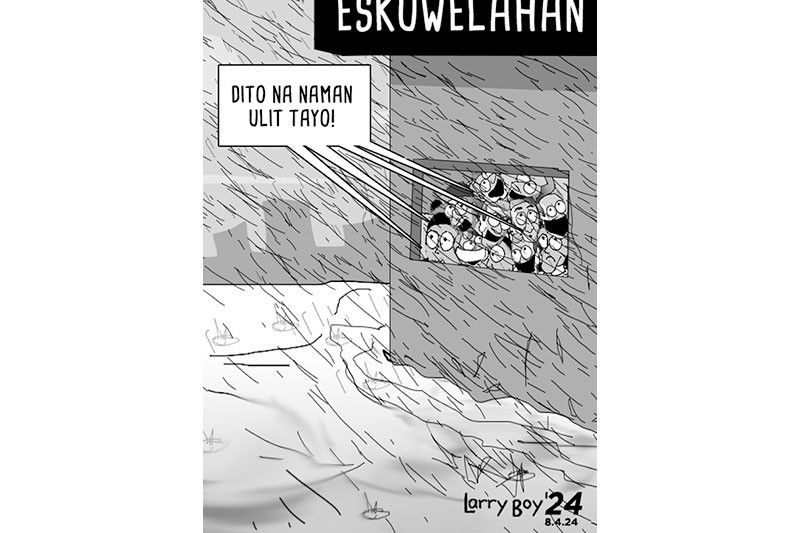 EDITORYAL - Naging evacuation centers na naman mga eskuwelahan!