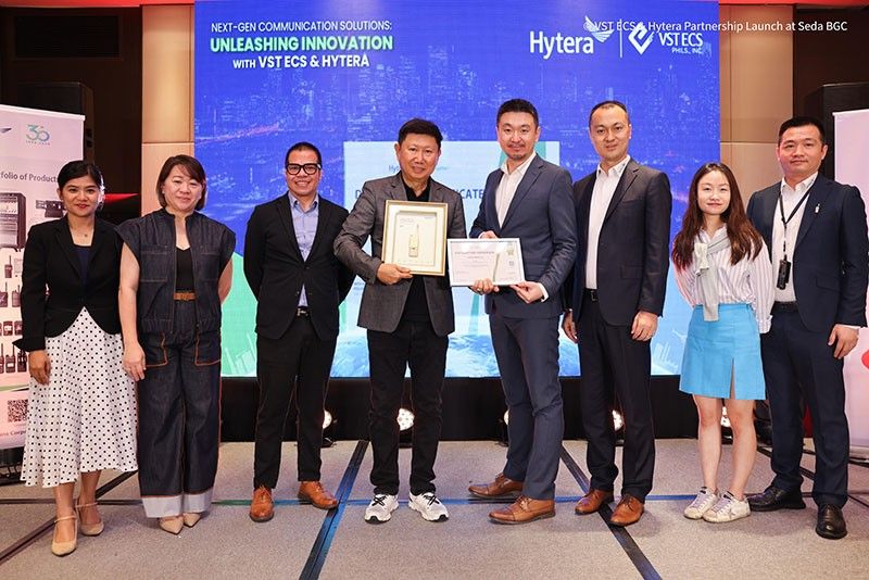 VST ECS appointed as authorized distributor for Hytera Communications in Philippines