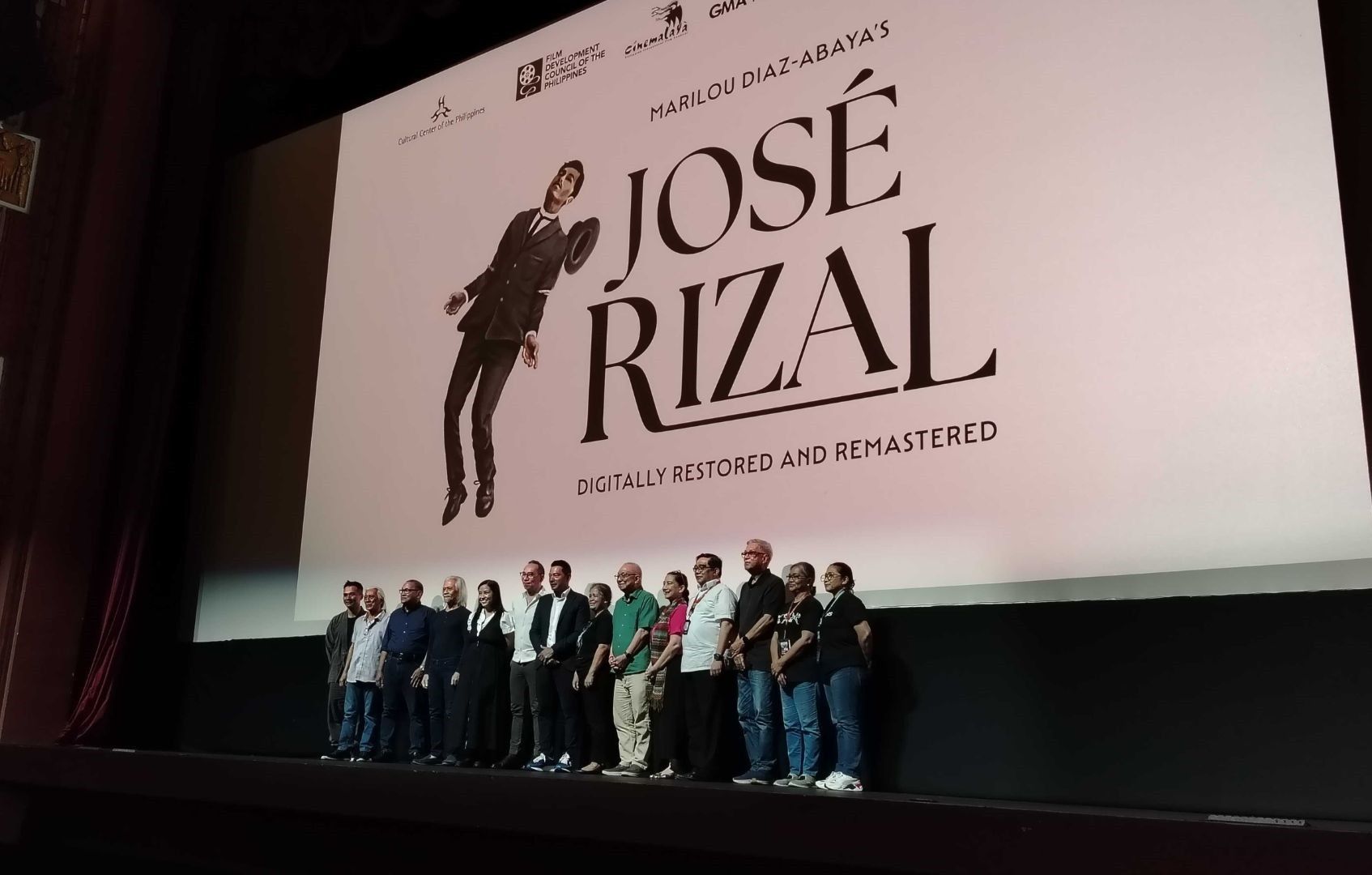 Cesar Montano, Ricky Lee honor Marilou Diaz-Abaya at remastered 'Jose Rizal' screening