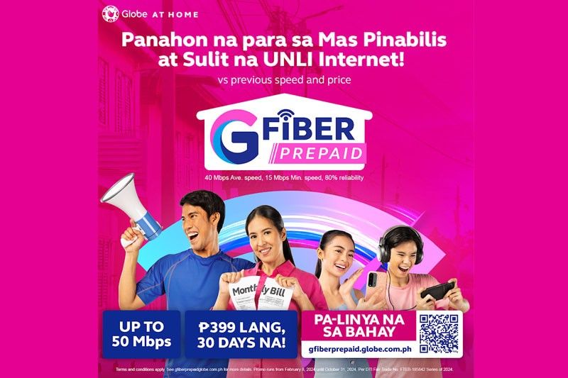 High-Speed Fiber Internet, mas pinabilis at mas pinasulit!