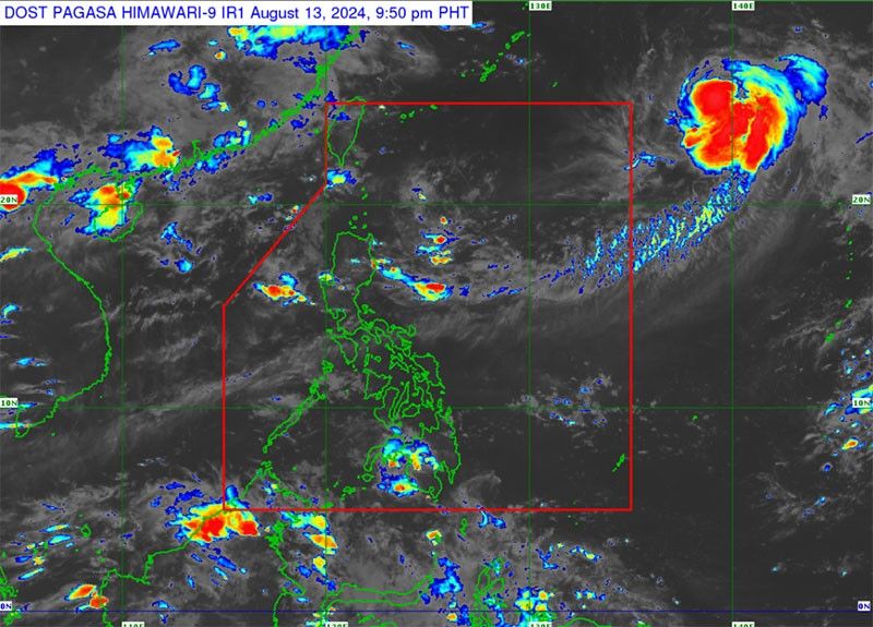 Typhoon outside PAR intensifies into storm