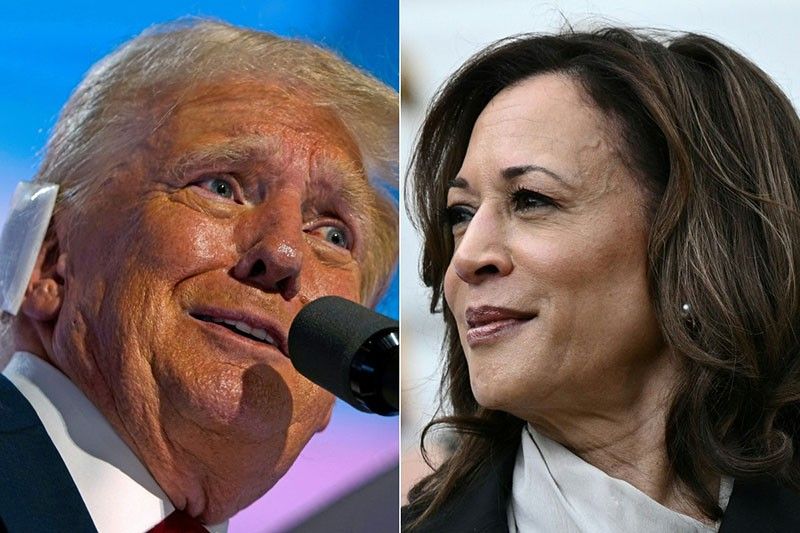 Trump shares false claim that Harris campaign doctored photo