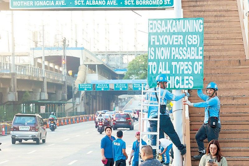 EDSA-Kamuning flyoverâ��s southbound lane reopens