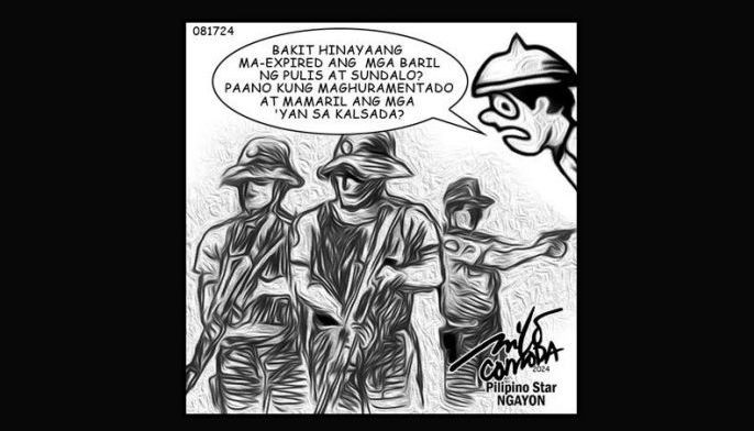 EDITORYAL - Baril ng mga pulis, expired ang licenses