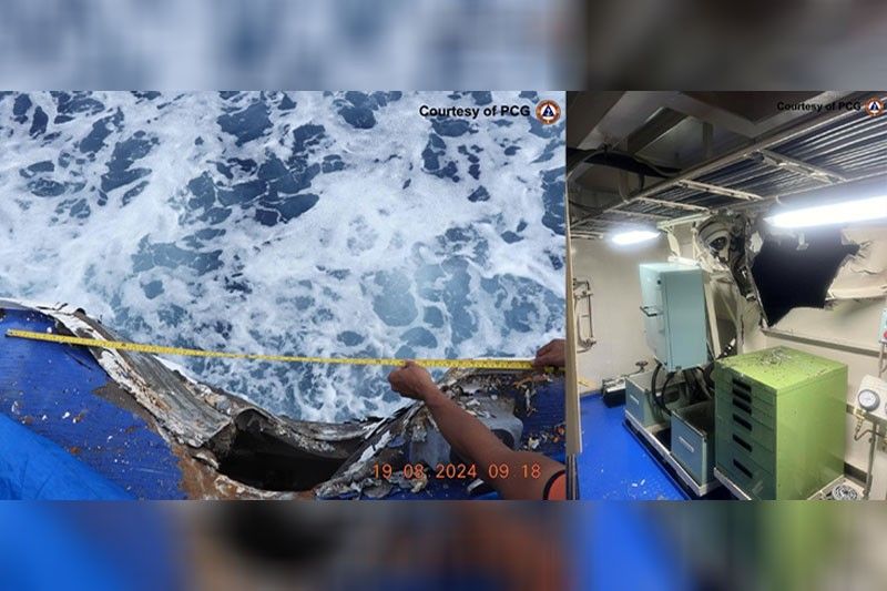 2 barko ng PCG binangga ng CCG sa Escoda Shoal