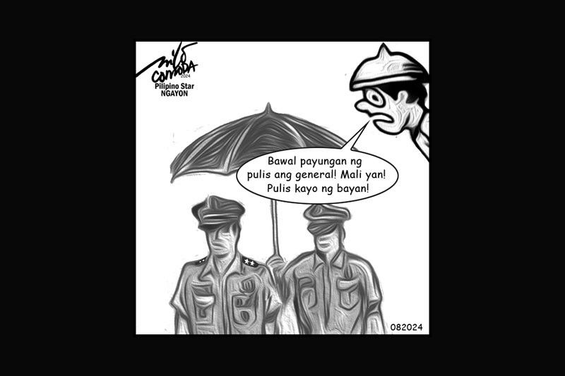 EDITORYAL - Bawal payungan ang senior police officers