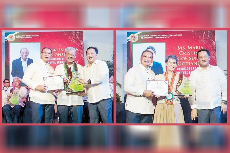 Consunji, Gotianun recognized by UPAA