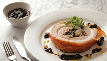 Recipe: Porchetta with Blueberry twist