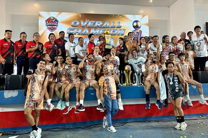 Umapad gikoronahang overall champion sa 1st Ouano-Dizon Congressional Cup