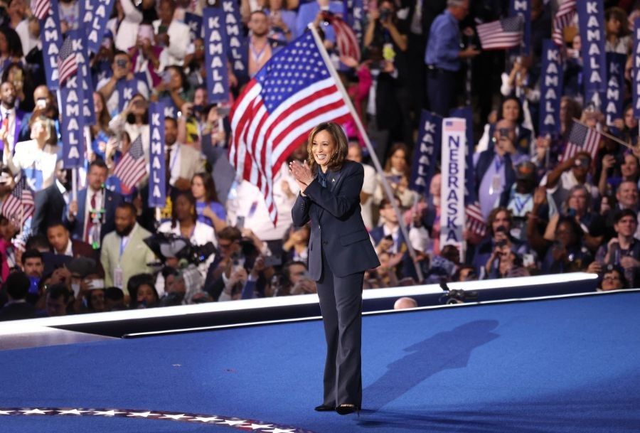 Kamala Harris officially accepts Democratic presidential nomination