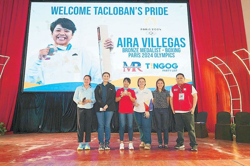 Tingog lawmaker leads Tacloban welcome for Aira