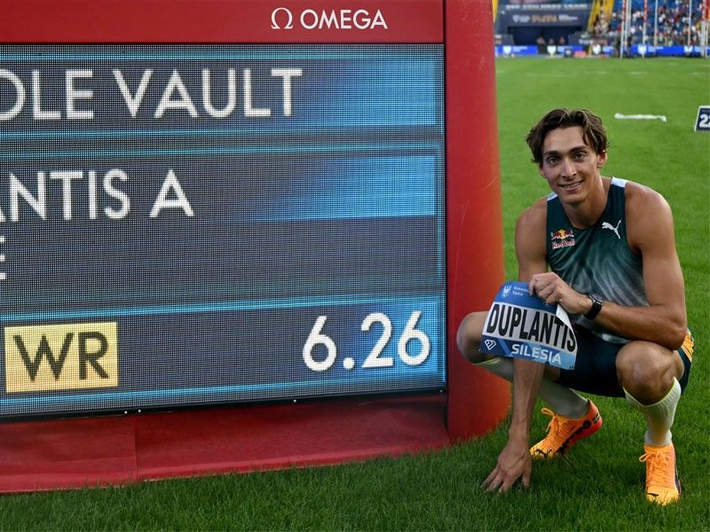 Duplantis sets new pole vault world record in Silesia Diamond League