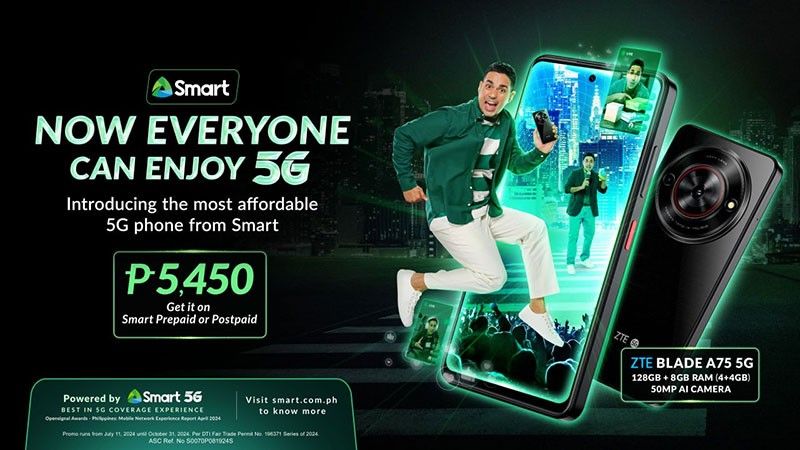 Affordable 5G device offered at P5,450 via Smart