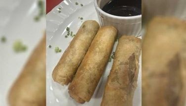 Recipe: 'Black' Vegetarian Lumpia by Chef Gene Gonzalez