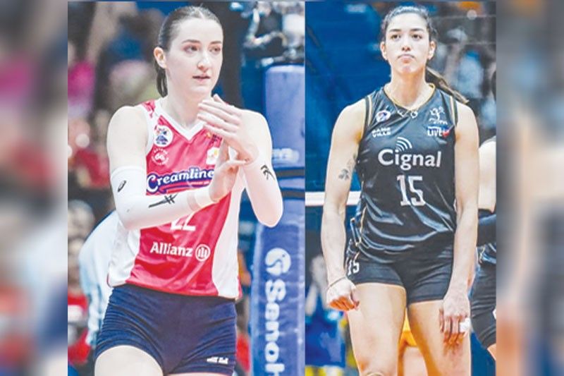 Creamline, Cignal asam ang finals seat