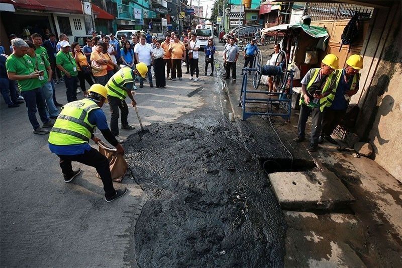 â��Repair of damaged Malabon-Navotas floodgate on trackâ��