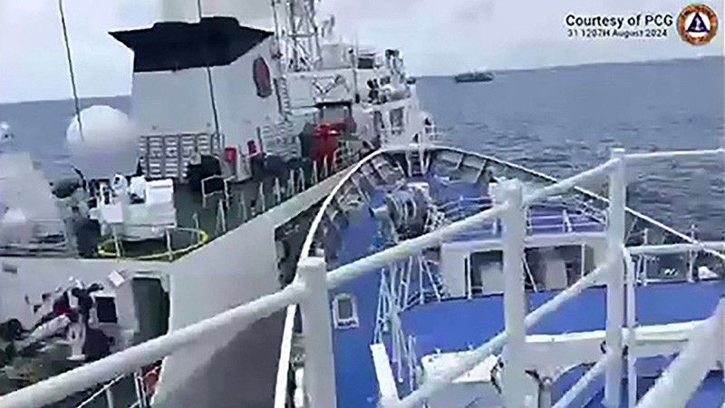 China accuses Philippine ship of deliberately hitting coast guard vessel