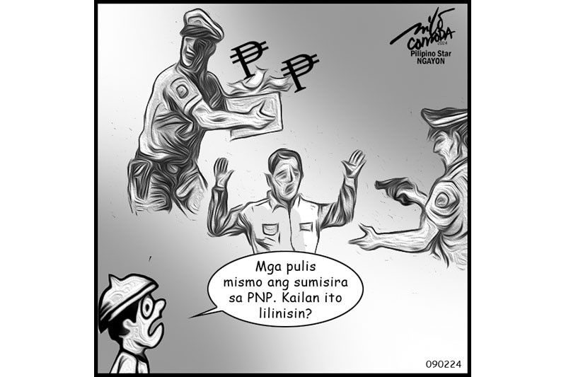 EDITORYAL - Mga pulis ang sumisira sa PNP