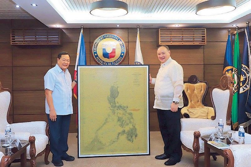 DND gets copy of 1875 map of Philippines