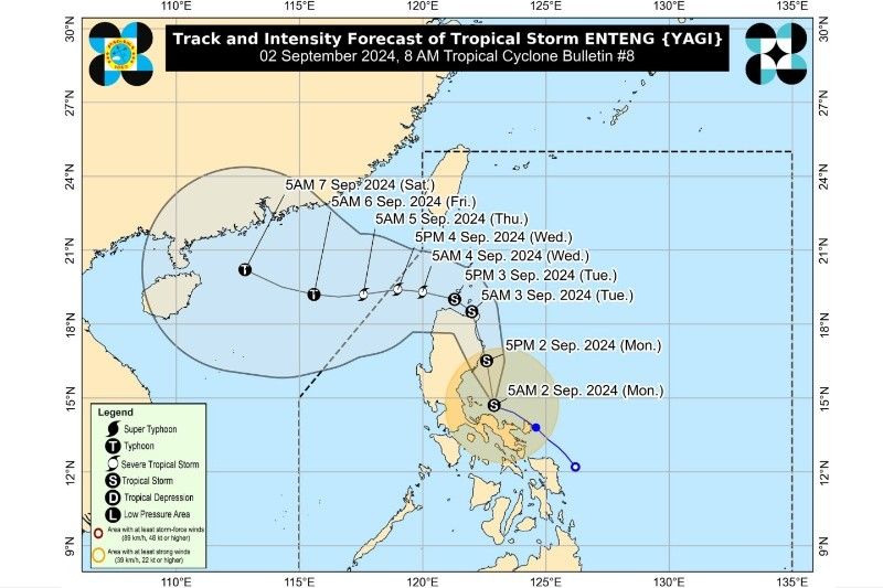 â��Entengâ�� maintains strength, Signal no. 2 up over parts of Luzon