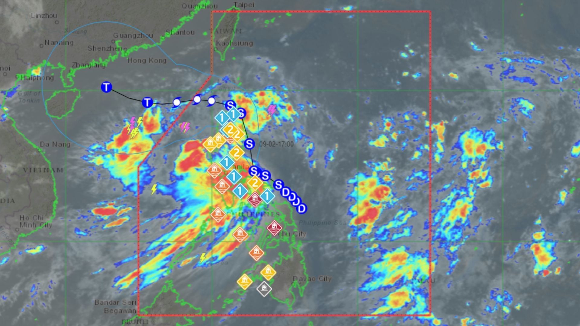 Bicol, other regions warned of flooding, landslides due to 'Enteng,' habagat