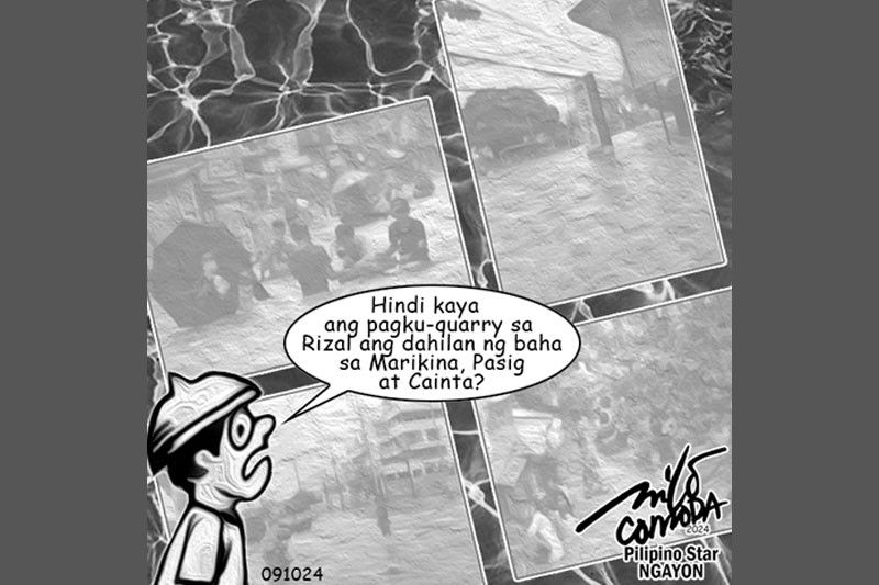 EDITORYAL — Quarrying dahilan nang pagbaha