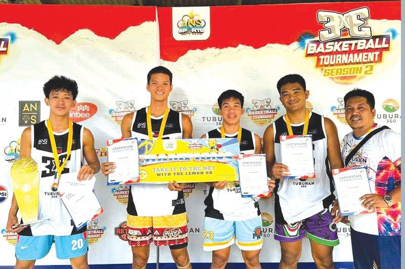 Tuburan 360 kampiyon sa ANS 3x3 Basketball