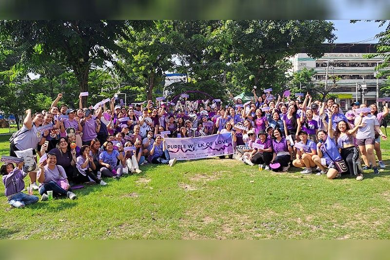 Cebuano Armies address cyberbullying in â��Purple Walk of Loveâ�� event