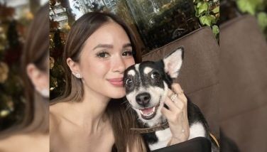 Heart Evangelista invites Yoda, aspin in Balay Dako issue, to tea with pet Panda