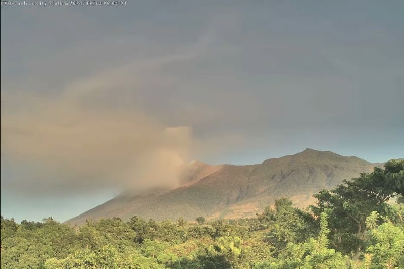 Kanlaon Volcano exhibits heightened unrest