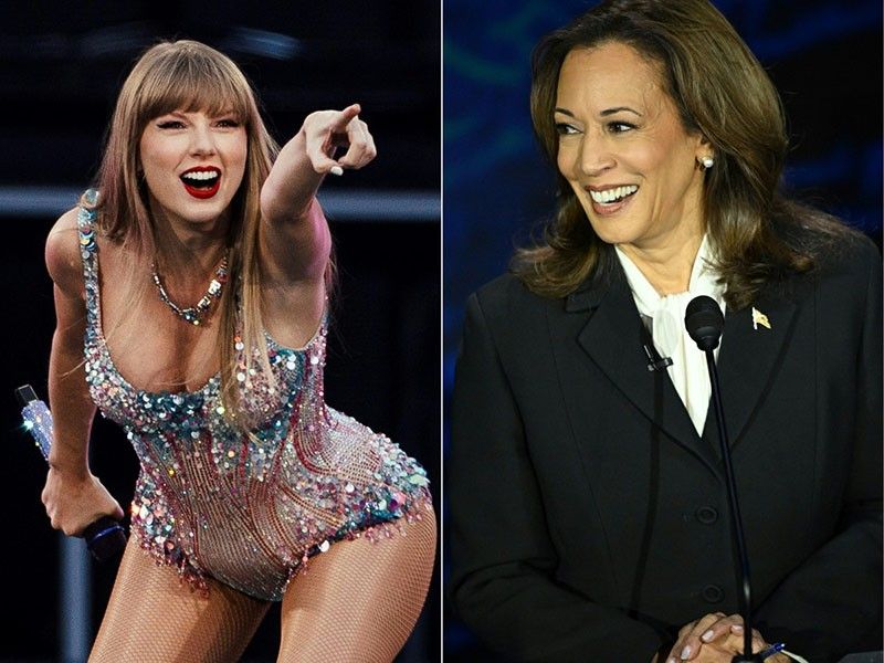 Taylor Swift endorses Kamala Harris for US president