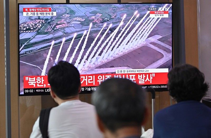 North Korea fires multiple short-range ballistic missiles