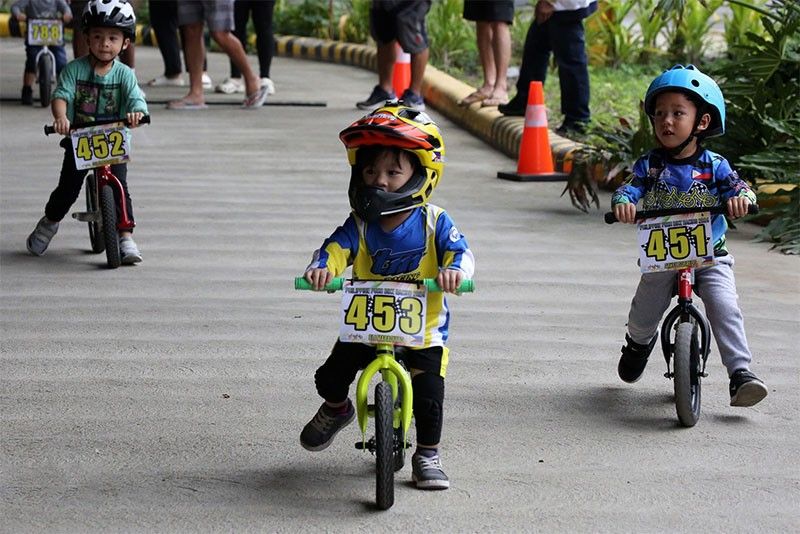 Push biking for kids