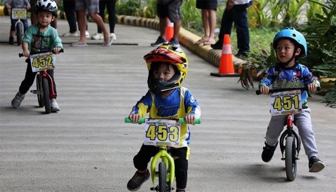 Push biking for kids