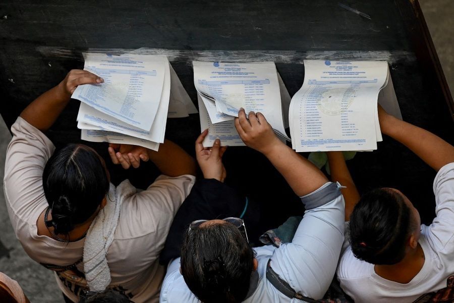 Voters list candidates Philippines elections