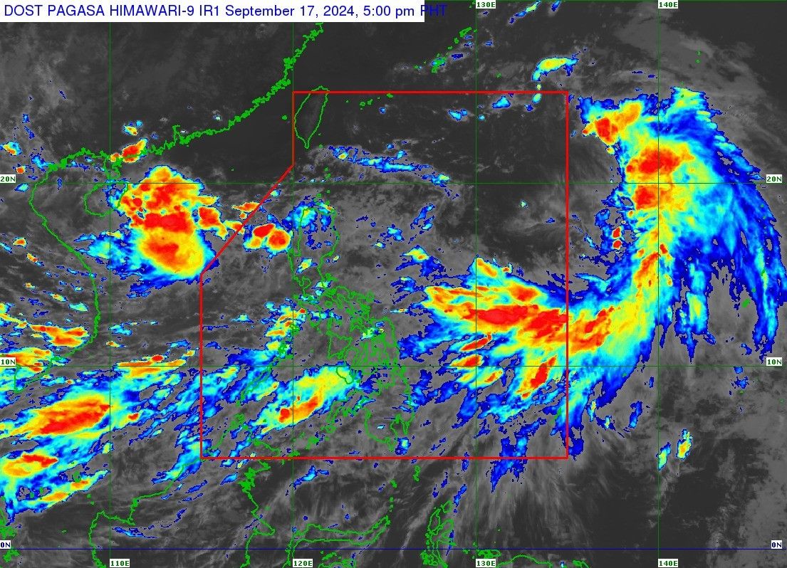 Gener to exit PAR September 18; habagat to dump rains over parts of Philippines