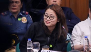 Former Bamban Mayor Alice Guo attends the Senate hearing on her alleged POGO activities on Sept. 17, 2024.