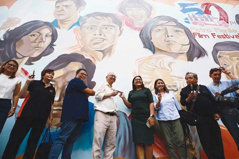 Sharon, Juday, iba pang sikat, laglag sa mural ng MMFF 50