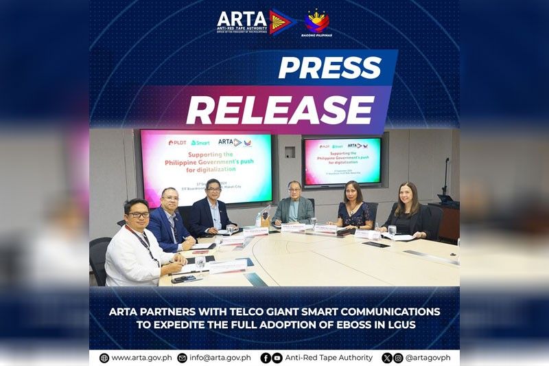 ARTA, Smart team up to hasten eBoss program