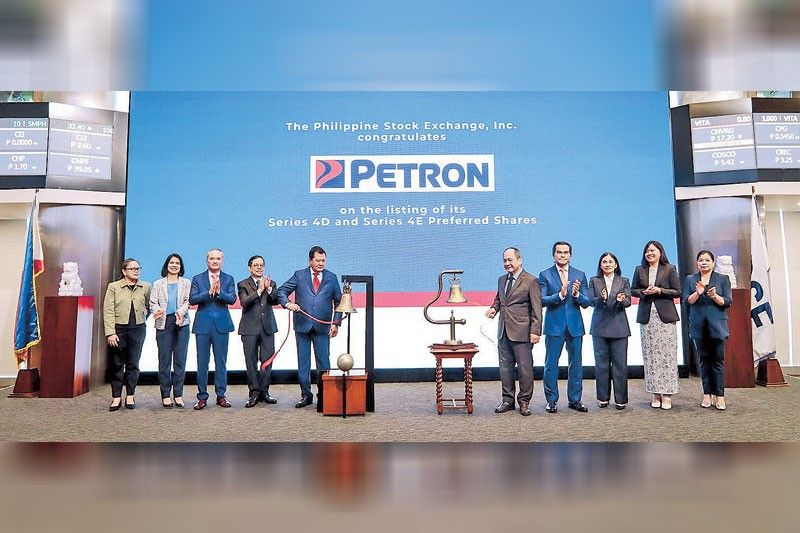 Petron lists P17 billion preferred shares